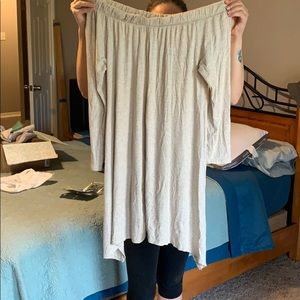 Off the shoulder never worn buckle dress